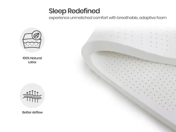 Mattress Queen Latex Foam (78 x 60 x 6 inches)